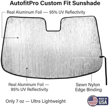 Custom Fit Automotive Reflective WindShield Sunshade for 2013 2014 2015 2016 2017 2018 Toyota RAV4 - Image 3