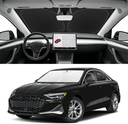 Custom Fit Windshield Sun Shade for Audi A3 2022-2026 by SLOGENTO