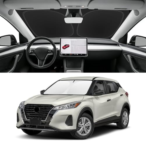 Custom Fit Windshield Sun Shade for Nissan Kicks 2018-2024 by SLOGENTO