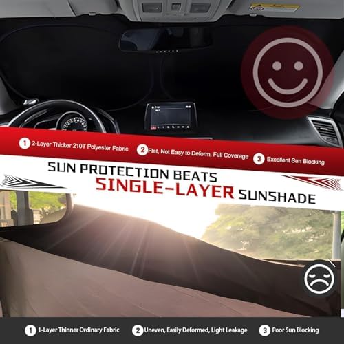 Windshield Sun Shade for 2021-2026 Le-xus IS300 IS350 IS500 IS250 - Image 5