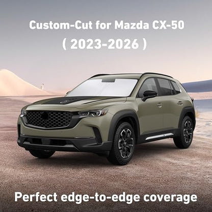EcoNour Windshield Sunshade Compatible for Mazda CX-50 2023-2024 2025 2026 - Image 2