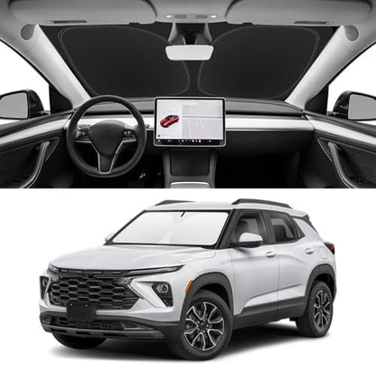 Custom Fit Windshield Sun Shade for Chevy Trailblazer 2021-2026 by SLOGENTO