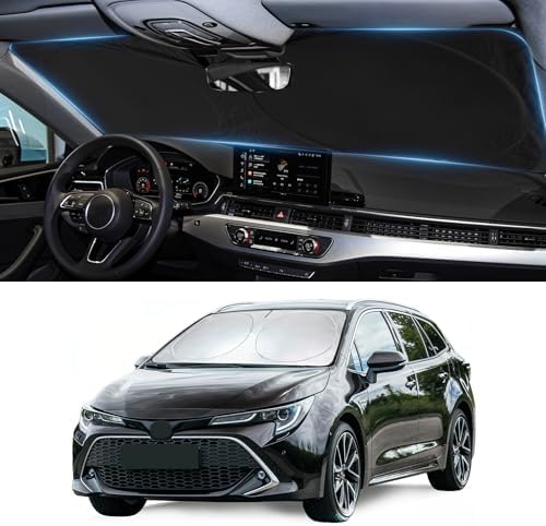 Windshield Sun Shade Cover for 2014-2019 Toyota Corolla Front Window Shade by BOODANCARS