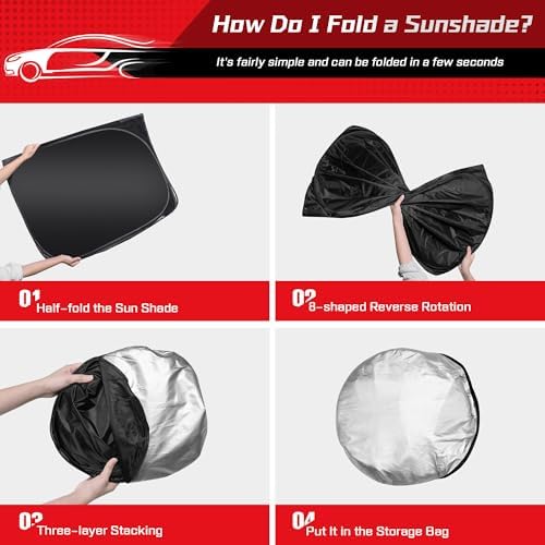 ARISMOTOR Windshield Sun Shade for Kia K4 2025-2026 2027 - Image 4