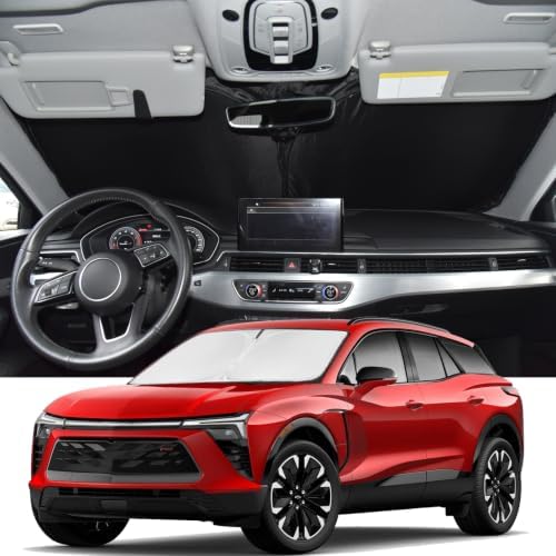 Windshield Sun Shade for Chevrolet Blazer EV 2024-2026 4 Layers by ZOIBVCARSUNSHADE