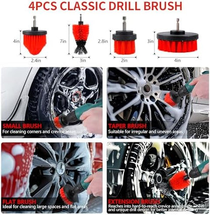 35Pcs Car Detailing Kit, Car Cleaning Kit and Detailing Brush Set - Image 2