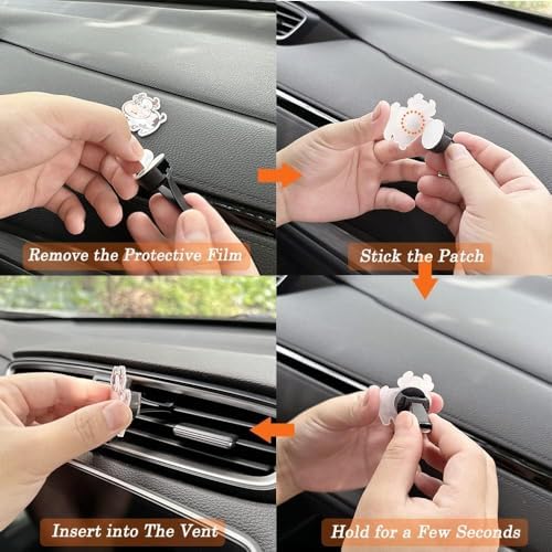 Cute Car Air Freshener Clips,Otter Car Vent Clip,Car Vent Decoration Accessories,Auto Air Conditioner Clip,Automotive Interior Decoration Gifts for Girls and Women - Image 6