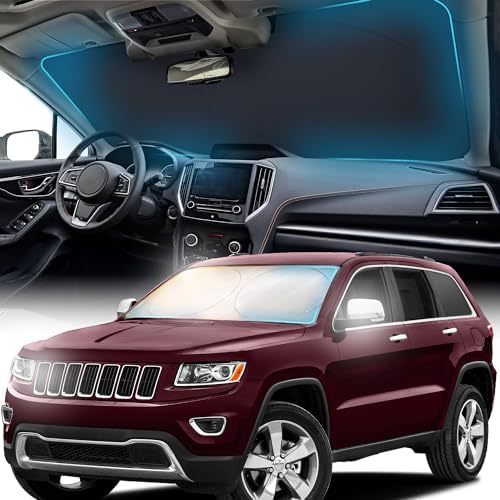 FORTEM Windshield Sun Shade - Sunshade for Car Windshield - 240T Polyester by FORTEM