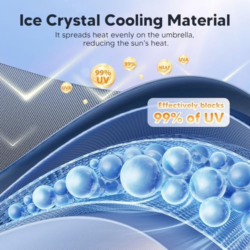 Autorder Windshield Sun Shade Umbrella for 2007-2025 2026 Toyota Tundra Accessories,Upgraded Ice Crystal Material,Easy Setup Umbrella Sunshade for Car Windshield,100% Sun Blocking - Image 5