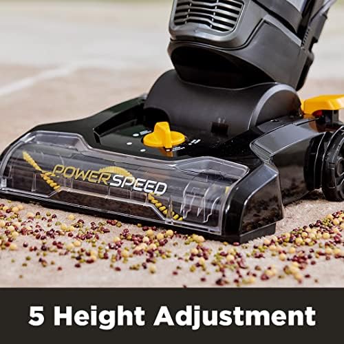 EUREKA PowerSpeed Lightweight Powerful Upright Vacuum Cleaner for Carpet and Hard Floor, Pet Turbo, Black,Yellow - Image 3