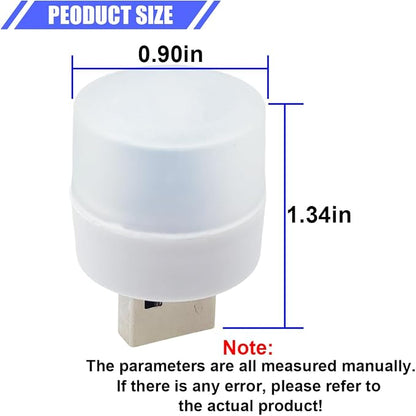 2PCS USB LED Car Interior Atmosphere Lamp, Plug and Play, Purple | Mini Portable LED Ambient Night Light, Universal Vehicle Decorative Lighting Accessories for Car Interior & Home Decors - Image 2