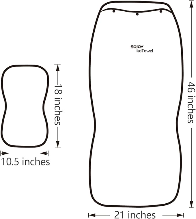 IsoTowel Car Seat Cover,Microfiber Seat Towel,with Quick-Dry Material and Non-Slip Back,Car Seat Protection for All Workouts,All-Weather(Gray) - Image 9