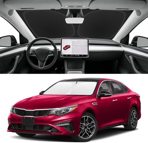 Custom Fit Windshield Sun Shade for Kia Optima 2016-2020 by SLOGENTO