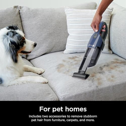Shark Cyclone PET Handheld Vacuum, Navy Blue/Grey, CH701 - Image 3