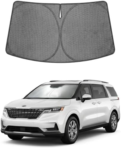 Proadsy Custom Fit 2022-2026 Kia Carnival Windshield Sun Shade, Blocks Heat by Proadsy