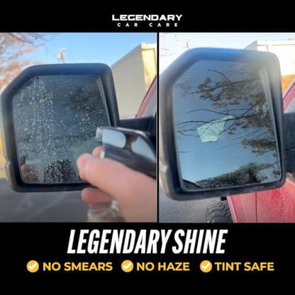 Legendary Glass Cleaner 64oz (Half Gallon) - Auto Window Cleaner Spray - Image 5