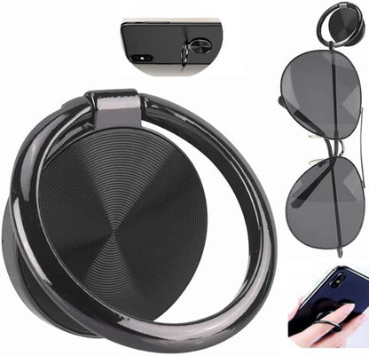 Sunglass Holder for Car Dash,Eyeglasses Hanger for car,Cell Phone Holder Stand,Mini Hanger for Mask Car Dashboard,Glasses Holder for Car,Home,Office,etc (black) by MGQFY