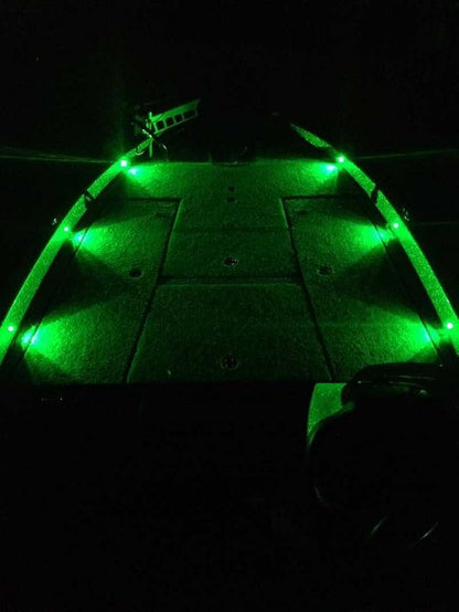 Oznium BRIGHTEST Light Bolt - Flush Mount 12V LED Light for Bumper, Grille, Cars Interior, Dash, Ambient Lighting, Motorcycle w/SLEEK Aluminum Housing & Screw Nut (6 mm Black, Green LED) (Pack of 2) - Image 8