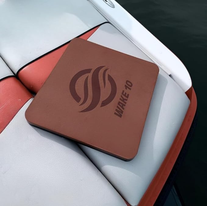 Step Mat - Waterproof Boat Seat Protector - Prevent Rips in Marine Upholstery and Cushions (Tan/Black) - Image 2