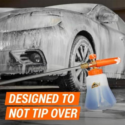 Armor All 2-in-1 Foam Cannon Kit - Car Wash & Detail Cleaning Kit for Power Washers, Garden Hoses, Foam Applicator & Adaptor, Gifts for Men (Pack of 4) - Image 2