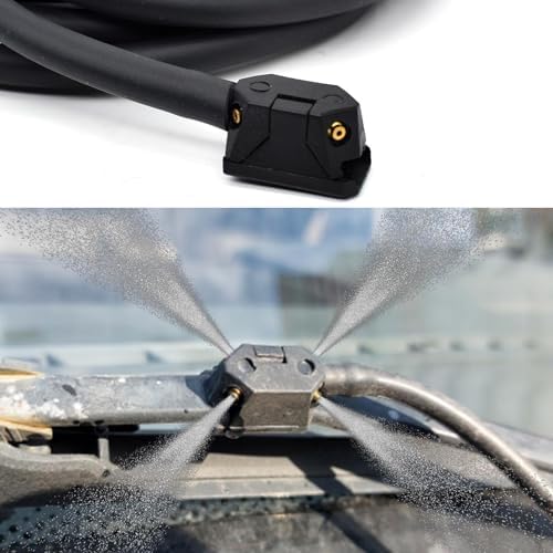 4 PCS Front Windshield Washer Nozzles, 4 Holes Car Windshield Washer Wiper Arm Sprayer, Auto Left Right Windshield Washer Squirter Nozzle Replacement, Universal Vehicle Accessories (4 PCS) - Image 6