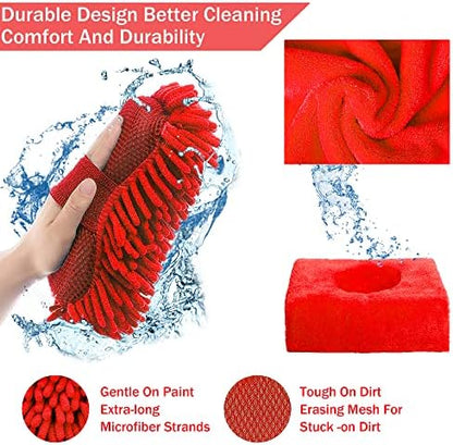 LIANXIN Car Wash Kit with Foam Gun, Car Cleaning, Car Wash Detailing Kit - Image 4