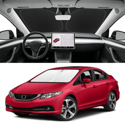 Windshield Sun Shade for Honda Civic 2012-2015 by SLOGENTO
