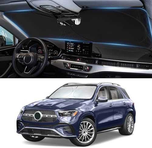 Windshield Sunshade for 2012-2025 2026 Mercedes Benz GLE 350 450 Sun Shade by BOODANCARS