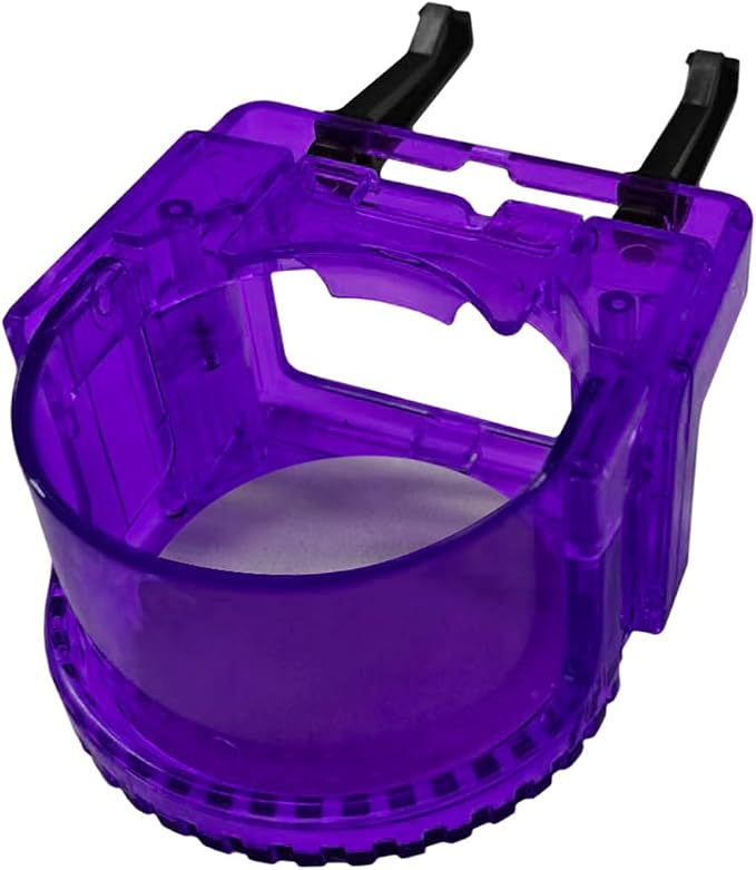 YoRise Car Air Vent Cup Holder, Multifunctional Auto Drink Holder Expander with Mounting Clips, Universal Vehicle Bottle Organizer for Most Cars with Horizontal Blade Vents (Purple) by Unknown
