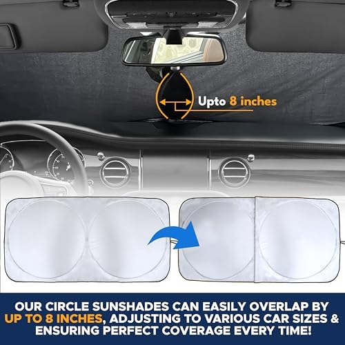 EcoNour RV Windshield Sun Shade, Foldable Cover for RVs & Motorhomes - Image 5
