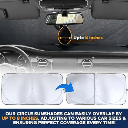 EcoNour RV Windshield Sun Shade, Foldable Cover for RVs & Motorhomes - Image 5