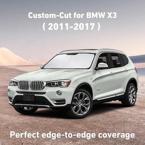 EcoNour Windshield Sunshade Compatible for BMW X3 2011-2015 2016 2017 - Image 2