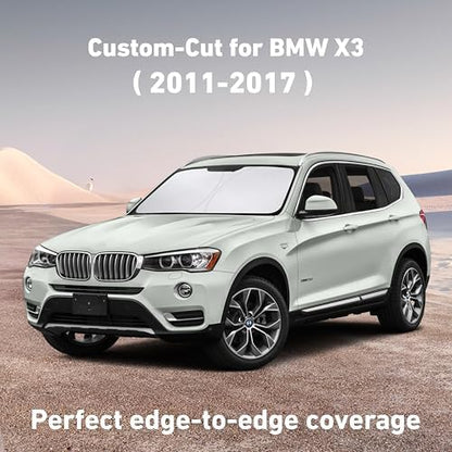 EcoNour Windshield Sunshade Compatible for BMW X3 2011-2015 2016 2017 - Image 2