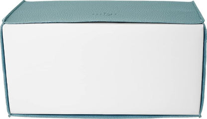 Carrotez Tissue Box Cover, [Refined] Modern PU Leather Rectangular Tissue Box Holder - Decorative Holder/Organizer for Bathroom Vanity Countertop, Night Stands, Office Desk 9.5"X5"X5" - Mint - Image 7
