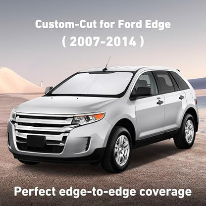 EcoNour Windshield Sunshade Compatible for Ford Edge 2007-2012 2013 2014 - Image 2