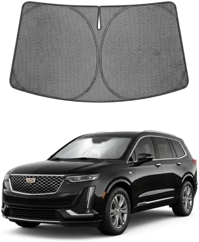Proadsy Custom Fit 2020-2026 Cadillac XT6 Windshield Sun Shade, Blocks Heat by Proadsy