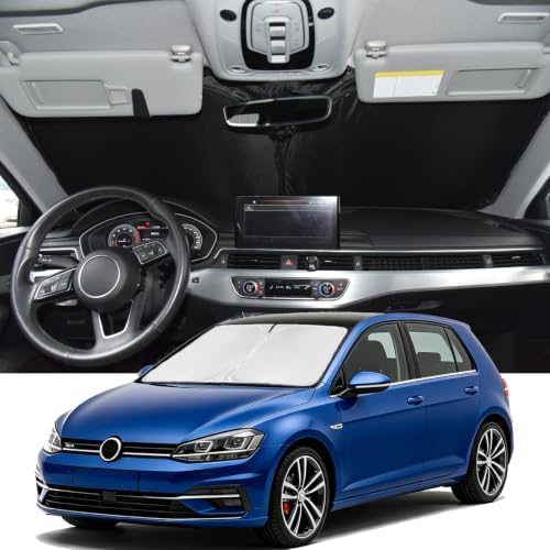 Windshield Sunshade for Volkswagen Golf Mk7 2013-2018 Sun Shade 4 Layers by ZOIBVCARSUNSHADE