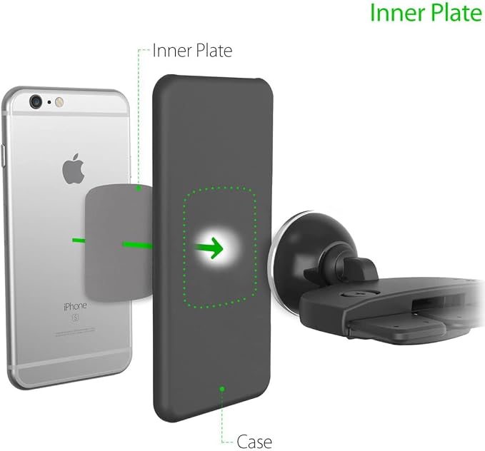 Car Mount, iOttie iTap Magnetic CD Slot Holder for iPhone 6s Plus 6s 6 SE,Galaxy S7 S7 Edge S6 S6 Edge,Galaxy Note 5 - Image 5