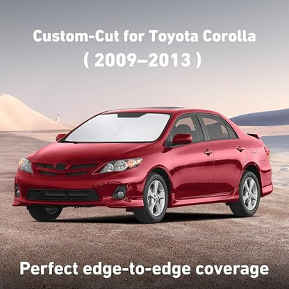 EcoNour Windshield Sunshade Compatible for Toyota Corolla 2009-2012 2013 - Image 2