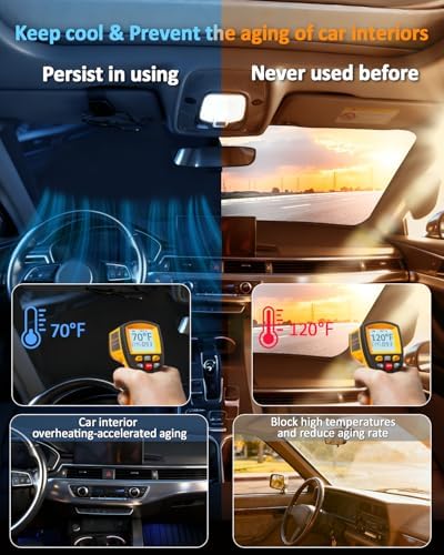 Sun Shade Sunshade for Nissan Altima 2019-2025 2026 Windshield Cover - Image 3