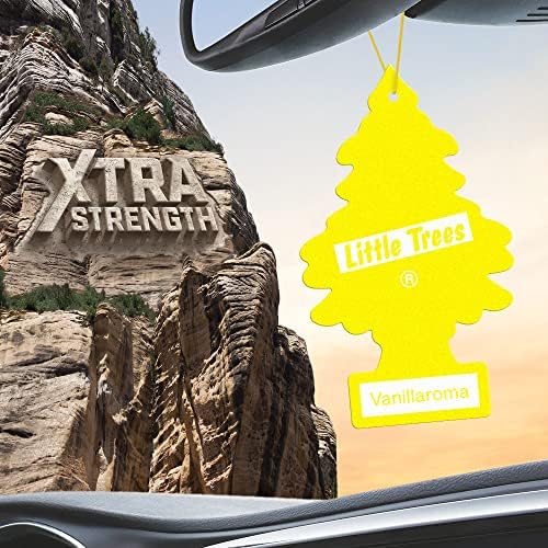 LITTLE TREES Car Air Freshener Xtra Strength Provides Long-Lasting Scent for Auto or Home Extra Boost of Fragrance Vanillaroma, 24 Air Fresheners (Pack of 36) - Image 4