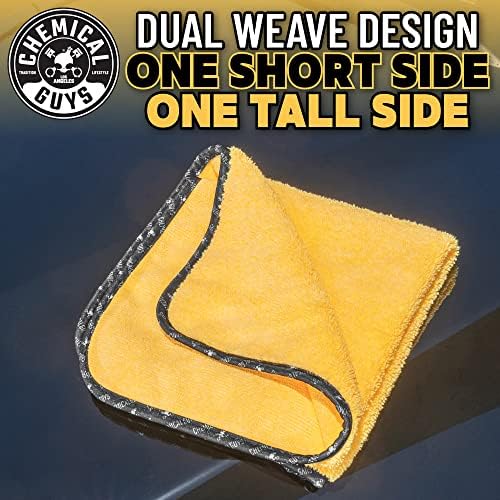 Chemical Guys, Professional Microfiber Towels, 16 x 16 in, Gold, 3 Pack - Image 6