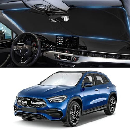Windshield Sun Shade for 2014 2015-2020 Mercedes Benz GLA 180 200 220 250 by BOODANCARS