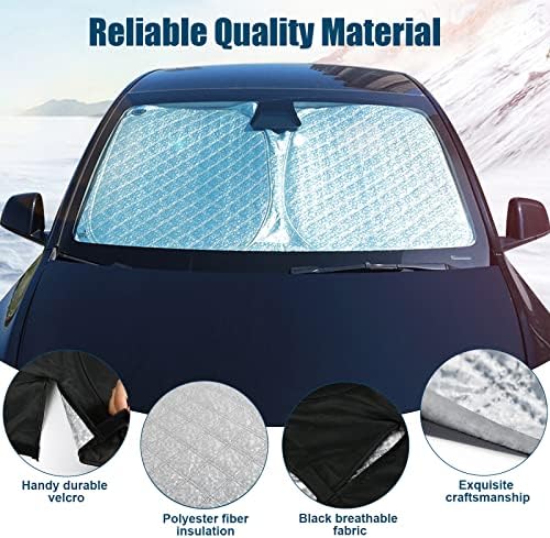 6 Layers Windshield Sun Shade for BMW 3 Series 2020-2024 - Image 6