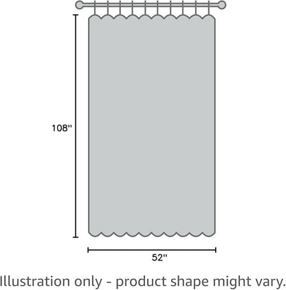 RYB HOME Natural Linen Blend Curtains 108 inches Long for Sliding Door | Semi Sheer Privacy, Soft Breathable, Vintage, Light Filtering, for Bedroom, Rod Pocket, Linen, W52 x L108, 2 Pcs - Image 9
