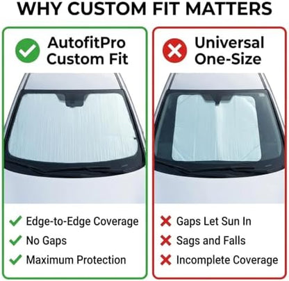Custom Fit Automotive Reflective WindShield Sunshade for 2011 2012 2013 2014 2015 2016 2017 2018 2019 Toyota Sienna - Image 5