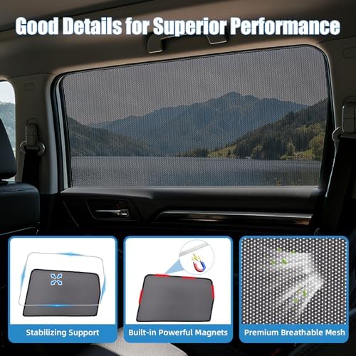 Forester Window Shades 2019-2022, Rear Side Mesh, 2PCS - Image 7