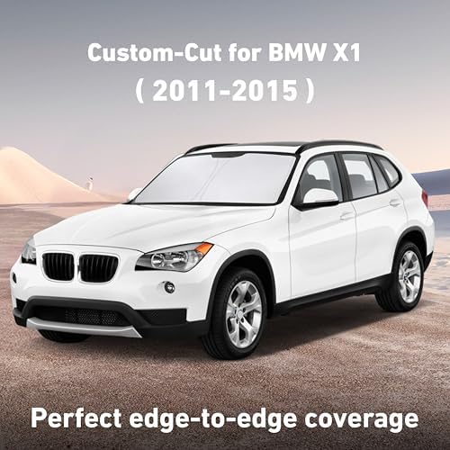 EcoNour Windshield Sunshade Compatible for BMW X1 2011-2013 2014 2015 - Image 2