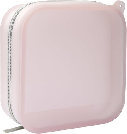 Small Clear Silicone Pouch, Mini Makeup Travel Bag Cute Make up Pouch for Purse Portable Cosmetic Case Clear Toiletry Bag for Women Coin Purse Compact Car Bag for Essentials - Image 8