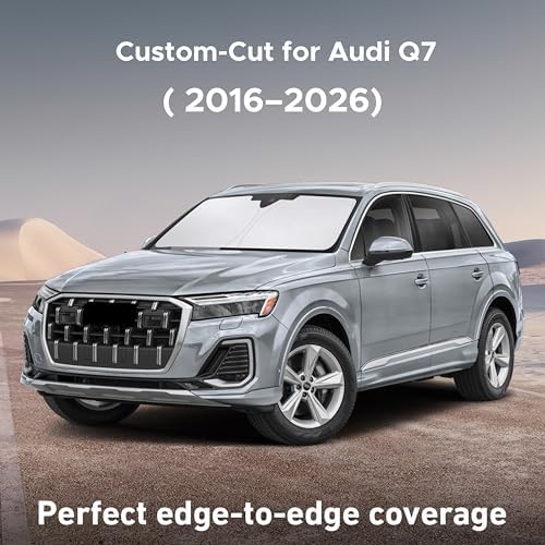 EcoNour Windshield Sunshade Compatible for Audi Q7 2016-2024 2025 2026 - Image 2